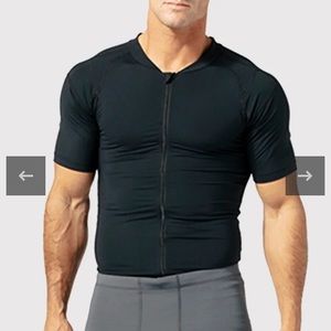 Compression zip shirt